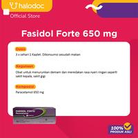 Gambar Fasidol Forte 650 mg 10 Kaplet dari Halodoc Official Store undefined 2 Tokopedia