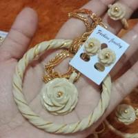 Gambar Set Perhiasan Serbuk Gading dari WAHID MARTSW undefined 1 Tokopedia