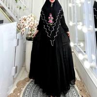 Gambar Gamis Zaina Syari By #Hanifah dari mugolaris undefined 2 Tokopedia