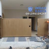 Gambar pintu pagar sliding garasi mobil mewah model terbaru antimainstream dari Indah Karya Las undefined 2 Tokopedia
