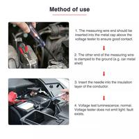 Gambar Tespen DC Automotive Circuit Tester 6V-12V-24V DC obil Uji VoltMet - Hitam dari Encounter-Y undefined 4 Tokopedia
