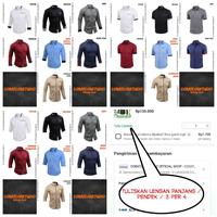 Gambar Coratcoretudio Kemeja Pria Hem Lengan Pendek Polos Kantong Saku PUTIH - XS, Abu-abu dari CORATCORETUDIO SHOP undefined 2 Tokopedia