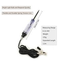 Gambar Tespen DC Automotive Circuit Tester 6V-12V-24V DC obil Uji VoltMet - Hitam dari Encounter-Y undefined 3 Tokopedia