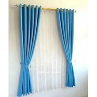 Gambar Gorden Jendela Blackout 100% Import L 140 x T 150 - 300 Cm Grade A - Hijau, L 140 x T 250cm dari Putra Gorden Shop undefined 3 Tokopedia