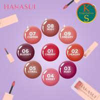 Gambar HANASUI Liptintdorable Lip Stain BPOM ORIGINAL, HANASUI Lip Tint - 08 Rosy dari Kings Softlens undefined 3 Tokopedia