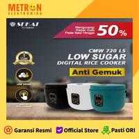 Gambar SEKAI Rice Cooker Low Carbo Low Sugar / Rice Cooker Digital cmw720 - Putih dari Metron Elektronika undefined 2 Tokopedia