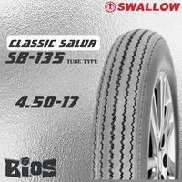 Gambar SWALLOW CLASSIC SB-135 BAN SALUR RING 16 17 18 19 BAN MOTOR CUSTOM - 3.50-17 dari BLack Iced undefined 3 Tokopedia