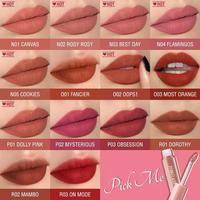 Gambar PINKFLASH Lasting Matte Lip Cream - BB01 dari MYU Cosmetic undefined 2 Tokopedia