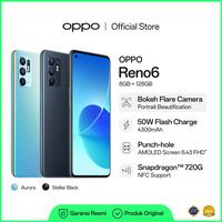 Gambar OPPO Reno6 Smartphone 8GB/128GB (Garansi Resmi) - Aurora dari OPPO Store Indonesia undefined 1 Tokopedia