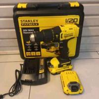 Gambar Mesin Bor Cordless 20V SCD711C2K-B1 Fatmax Hammer Drill Stanley dari Gumilar Aneka Teknik undefined 3 Tokopedia