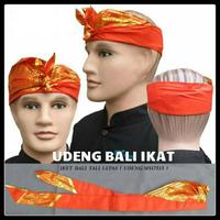 Gambar Udeng/ Iket / Ikat Bali Setengah Jadi / Diikat Sendiri Murah - Biru dari Grosir Pasar Klewer Solo undefined 1 Tokopedia