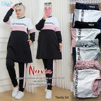 Gambar Nervia setelan baju olahraga muslimah jogging senam gowes dari mamaegio undefined 2 Tokopedia