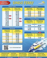 Gambar Tiket Ferry Sindo BATAM CENTER - SINGAPORE - Two Way WNA dari thriftedsal undefined 1 Tokopedia