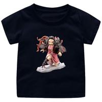 Gambar baju kaos anak cewek perempuan anime nezuko baju atasan anak perempuan - salem, S dari ramakids jkt undefined 4 Tokopedia