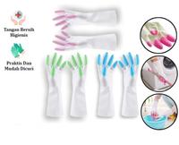Gambar Sarung tangan karet / Sarung tangan silikon /Sarung tangan cuci piring dari TokOnlineRuby undefined 1 Tokopedia