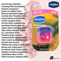 Gambar ORIGINAL VASELINE CREME BRULEE COCO BUTTER ROSE LIP THERAPY LIPS 7GRAM - Rosy Lips dari PANJI APANDI SHOP undefined 4 Tokopedia