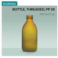 Gambar BOTOL KACA COKLAT 250mL. Threaded bottle Amber w/o Cap PP 28. NORMAX dari labcreative undefined 5 Tokopedia