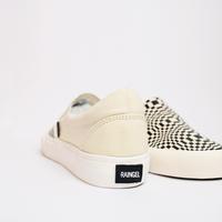 Gambar RAINGEL Sepatu Lokal - Slip On Wrap Checkher/Catur Cream - 41 dari Raingeloriginaloffcial undefined 3 Tokopedia