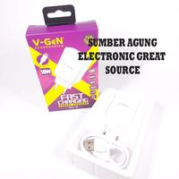 Gambar VGen Charger HP Set Baru Tipe C Type VTC1-19 Fast Charging 18W Termasu dari Electronic Great Source undefined 4 Tokopedia
