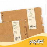 Gambar OSSO Loose Leaf Binder Kraft Index Divider Tab Pembatas Binder A5 B5 dari Popitoi undefined 3 Tokopedia