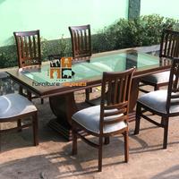 Gambar meja makan set kayu jati minimalis kursi 6 dining table laris dari Furniture kayoe23 undefined 2 Tokopedia
