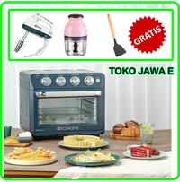 Gambar OVEN AIR FRYER ECOHOME CUBIC EAF 888 Kapasitas 25L - Garansi Resmi - PEARL WHITE, INSTANT JKT dari TOKO JAWA ELECTRIK undefined 1 Tokopedia