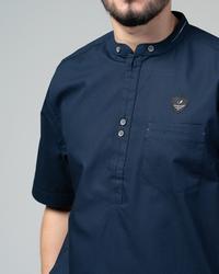 Gambar SAMASE KURTA KASUAL R060 SS - Navy, S dari SAMASE PALEMBANG_NEW undefined 3 Tokopedia