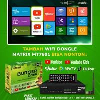 Gambar Set Top Box Tv Digital Matrix Burger Hijau Receiver TV DVB T2-Original dari BLORA ELECTRIK undefined 2 Tokopedia