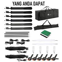 Gambar Paket Full Set Studio Foto Shoftbox Lighting Lampu Background Umbrella dari OriginSupplies undefined 2 Tokopedia