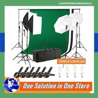 Gambar Paket Full Set Studio Foto Shoftbox Lighting Lampu Background Umbrella dari OriginSupplies undefined 1 Tokopedia