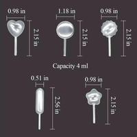 Gambar Pipet Cupcake 4 ml Love Plastic Plastik Kue Dessert Hiasan Cake Deco - Pacman dari tokotritunggal undefined 3 Tokopedia