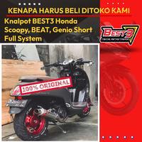 Gambar A04 Knalpot Racing Best3 Honda Scoopy Beat Genio kenalpot original - Inlet50, Trioval dari Best_3 undefined 3 Tokopedia