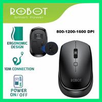 Gambar Robot M205 Wireless Mouse 800-1200-1600 DPI Black (Without Battery) dari meBALI undefined 2 Tokopedia