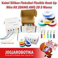 Gambar Kabel Silikon Fleksibel Flexible Hook Up Wire Kit 20AWG AWG 20 5 Warna dari Jogjarobotika undefined 1 Tokopedia