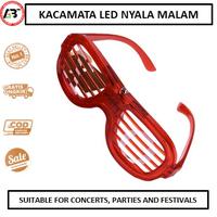 Gambar LED Kacamata Nyala Malam Colorful Eyeglass Beauty Fashion - Biru dari UWAIS STORE17 undefined 1 Tokopedia