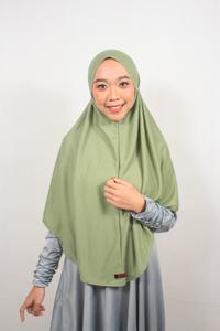 Gambar HIJAB MEME BERGO MARYAM XL - Hitam dari hallomemecollection undefined 1 Tokopedia