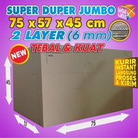 Gambar Kardus Besar Pindahan Jumbo Packing Bekas Packaging Dus Tebal Box Kotak 76x39x40 Tempat Penyimpanan 1 Layer 2 Layer 1 Ply 2 Ply SDJ SB01 - 36x25x23(1PLY) dari Bandar Kardus undefined 2 Tokopedia