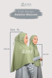 Gambar HIJAB MEME BERGO MARYAM XL - Hitam dari hallomemecollection undefined 3 Tokopedia