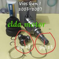 Gambar CV.Joint Dalam As Roda Depan Dalam Toyota Vios Gen1 Soluna Starlet dari Elda motor undefined 2 Tokopedia