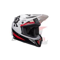 Gambar HELM BELL MX-9 MIPSDIRT FULL FACE TWITCH DBK GLOSS WHITE BLACK - M dari GarageMx Store undefined 1 Tokopedia