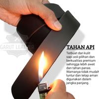 Gambar Ikat Pinggang Pria Jumbo 100% ORIGINAL Kulit Asli/Gesper Jumbo - Hitam, XXL/130cm dari Garut Leather Store undefined 3 Tokopedia
