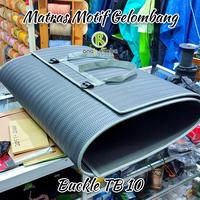 Gambar MATRAS CAMPING ARA MOTIF GELOMBANG BUCKLE TB 10, ALAS SERBA GUNA. - LIS ABU dari ANAK RIMBA ADVENTURE undefined 1 Tokopedia