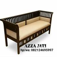 Gambar kursi sofa minimalis jati dari Azza jati furniture undefined 1 Tokopedia