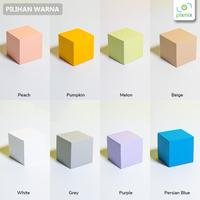 Gambar Kubus Geometri Photo Props - Pixmix Gio - 5x5, Beige dari Pixmix id undefined 4 Tokopedia