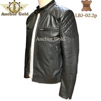 Gambar Leather Biker Jacket - Hitam, L dari Anchor Gold undefined 2 Tokopedia