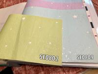 Gambar Wallpaper dinding motif polos corak bintang simpel putihSUNSHINE BOY - SE0806 dari Unitywallpaper undefined 2 Tokopedia
