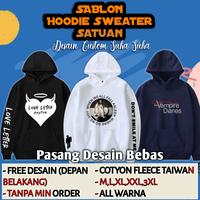 Gambar Hoodie sablon custom satuan desain gambar foto sendiri bebas suka suka - A5+A3, XL dari LizaBee.ID undefined 3 Tokopedia