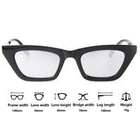 Gambar kacamata cat eye segitiga sunglasses gaya korean hits - Hitam dari Infiks Invision undefined 2 Tokopedia