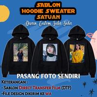 Gambar Hoodie sablon custom satuan desain gambar foto sendiri bebas suka suka - A5+A3, XL dari LizaBee.ID undefined 4 Tokopedia