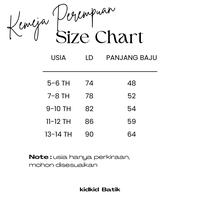 Gambar Kemeja Batik Anak Perempuan Baju Hem Cewek Atasan Usia 5-14 tahun BL39 - 5-6 tahun dari Kidkid Batik undefined 4 Tokopedia